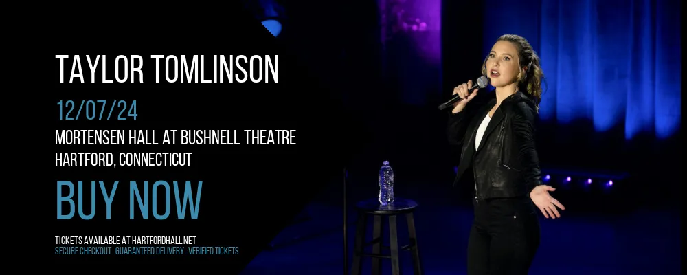 Taylor Tomlinson at Mortensen Hall at Bushnell Theatre